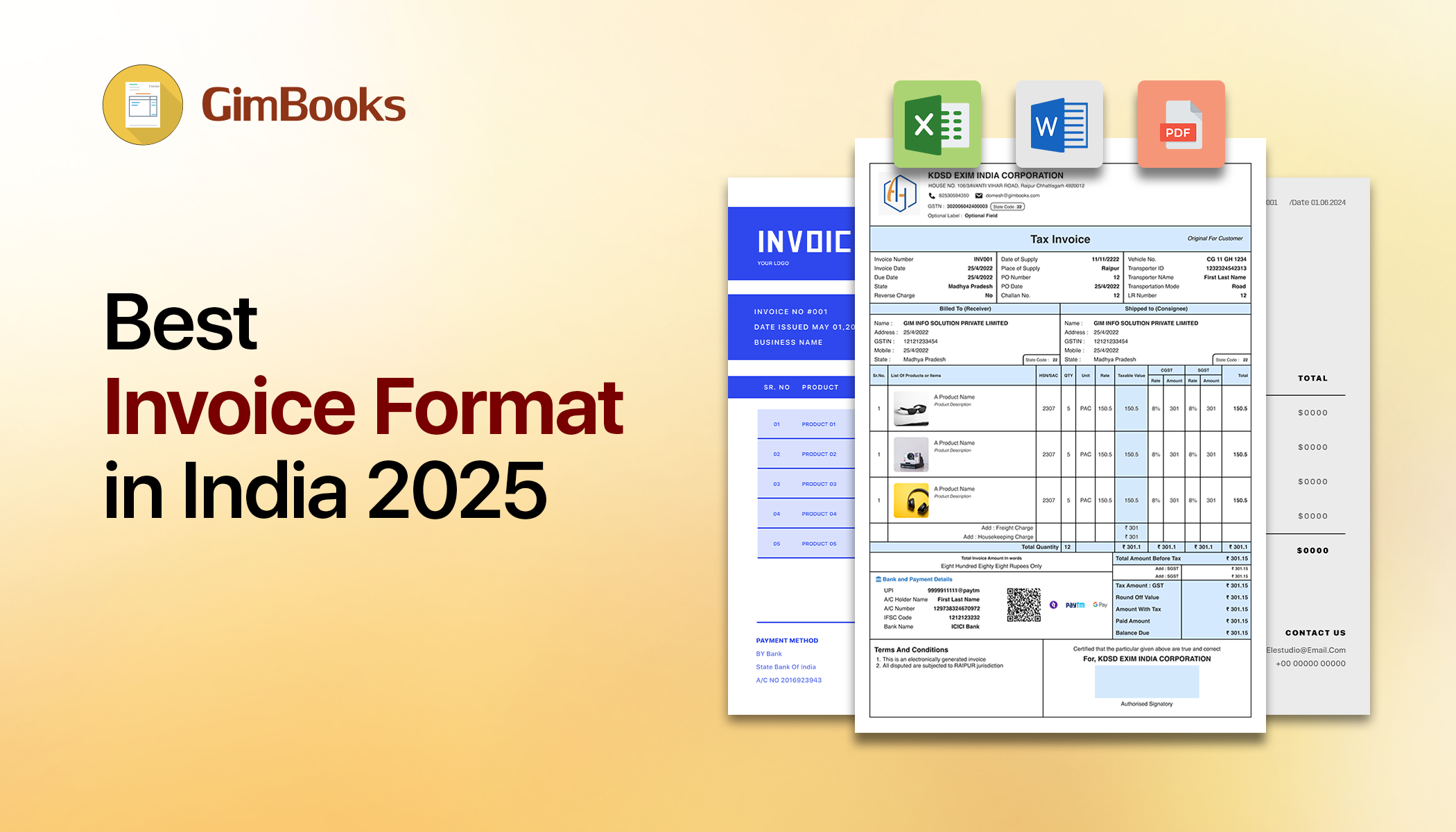 Best Invoice Format in India 2025- 2026